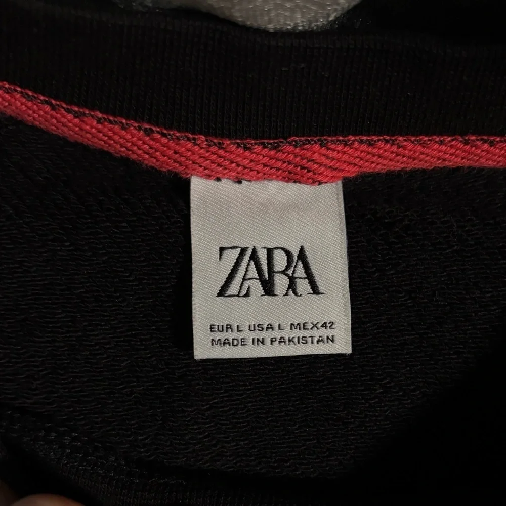 Zara Black Crew Neck Sweater